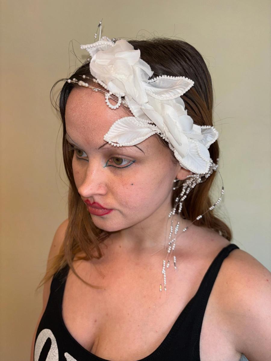 80s Italian Pearl Wedding Hair Comb Set product image