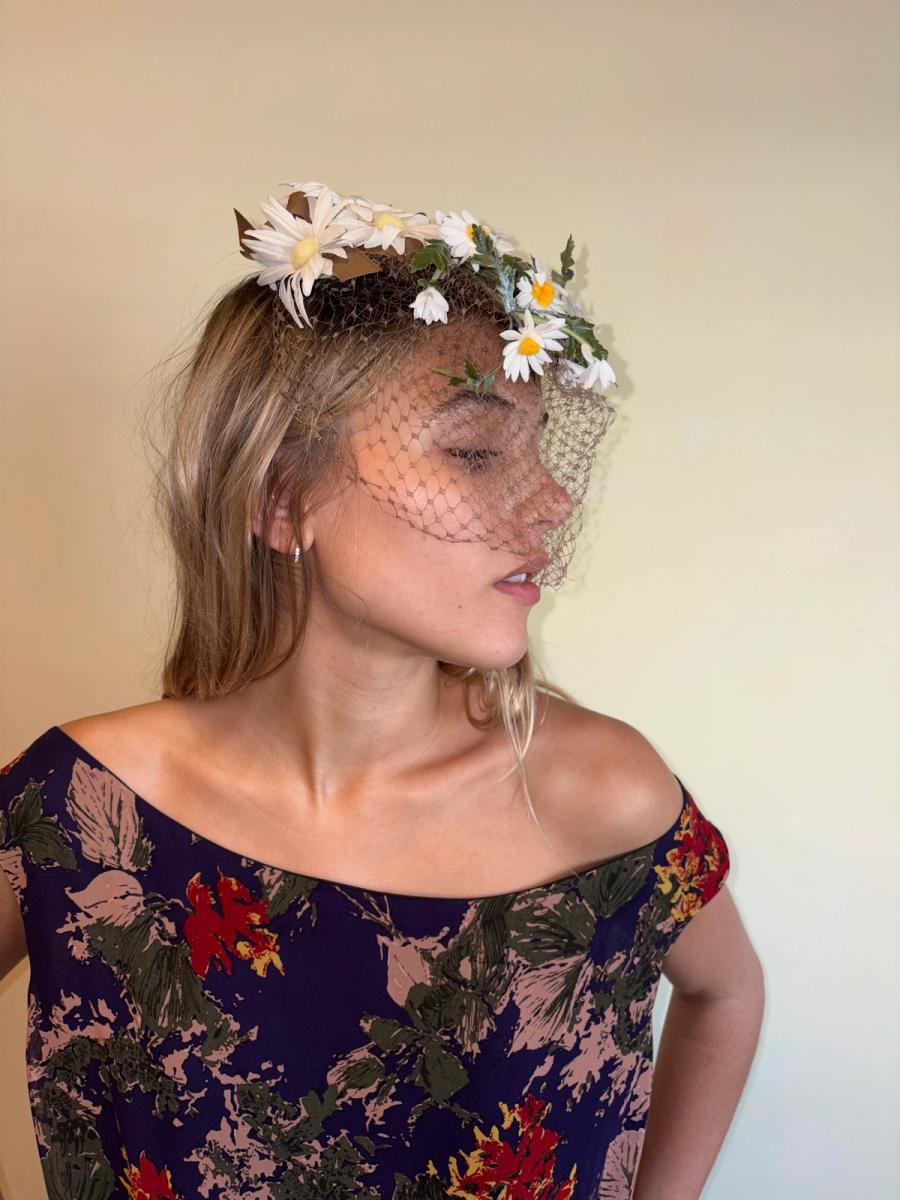 1950s Daisy Net Head Piece product image