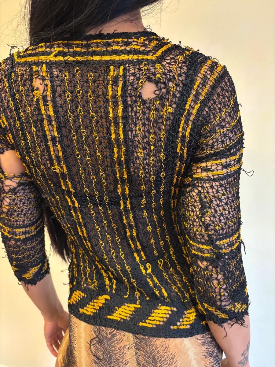 1930s Italian Handmade Knit Top product image