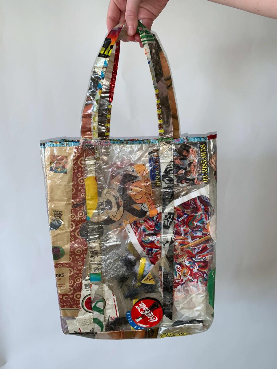 Nozomi Ishiguro Collage "Paper" Bag