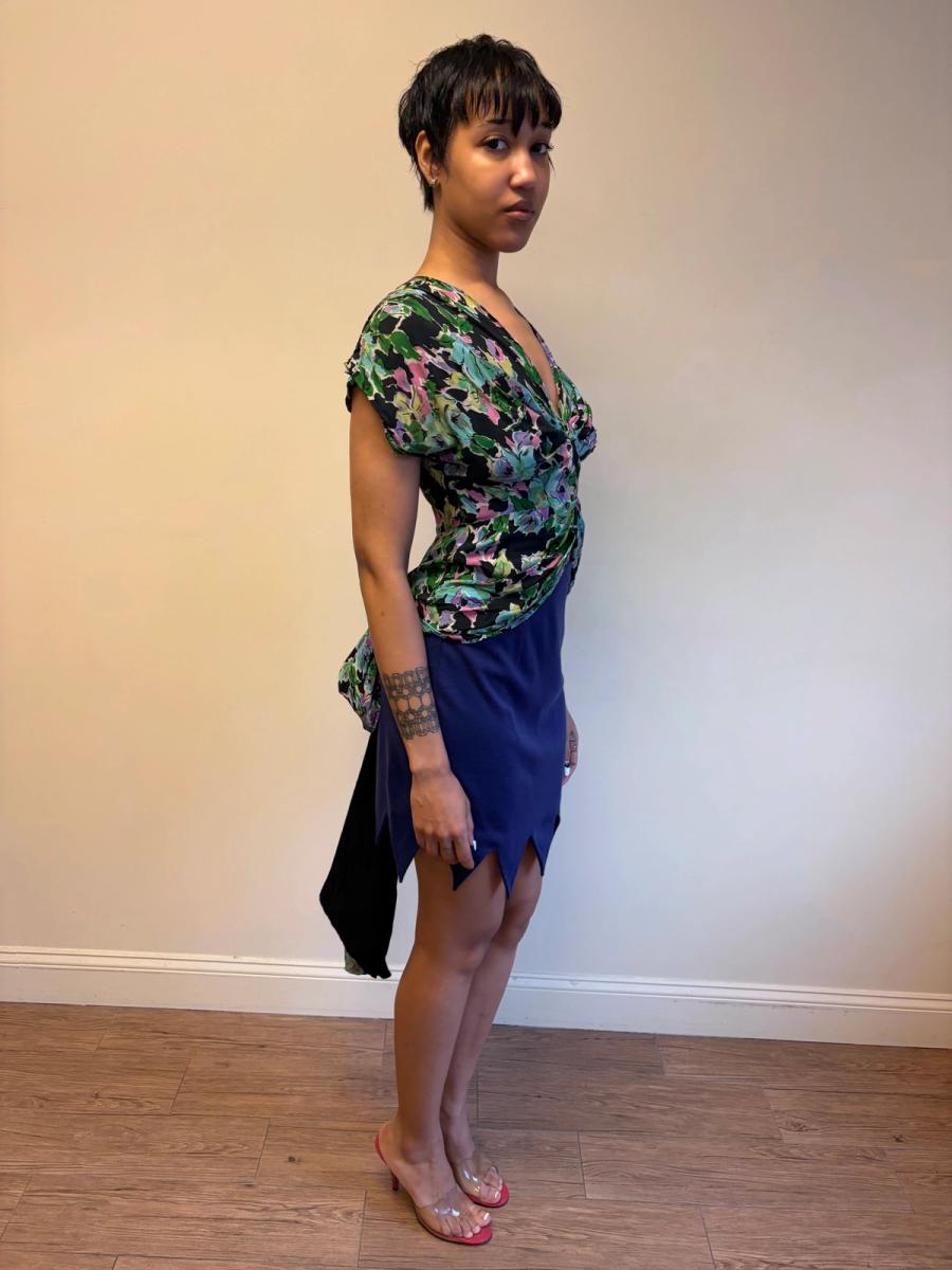 1940s Floral Bustle Top product image