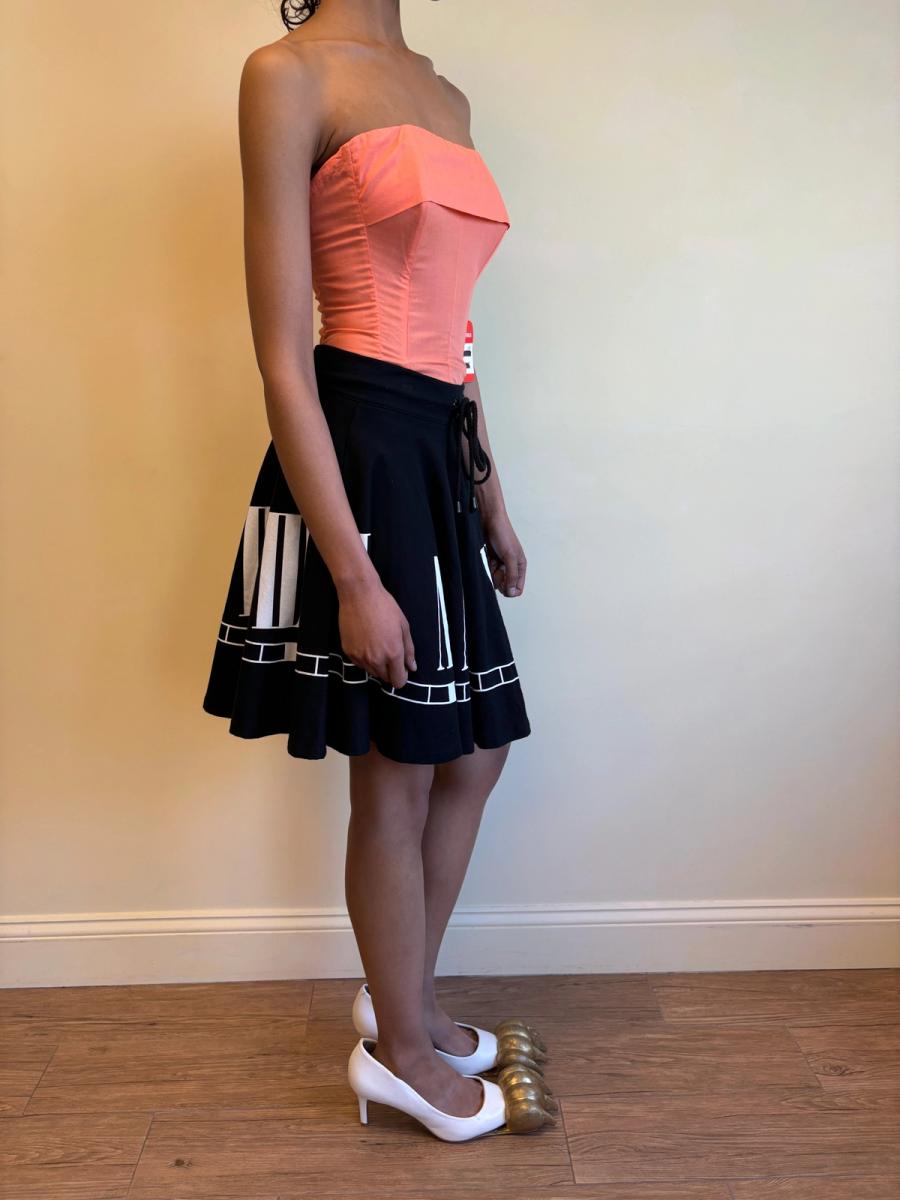 JC de Castelbajac Clock Print Skirt product image