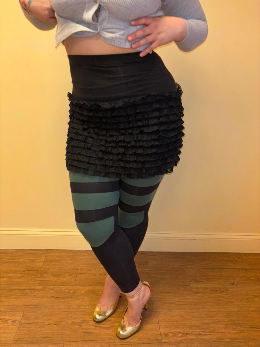 80s Chantal Thomass 'Suite' Ruffled Miniskirt product image