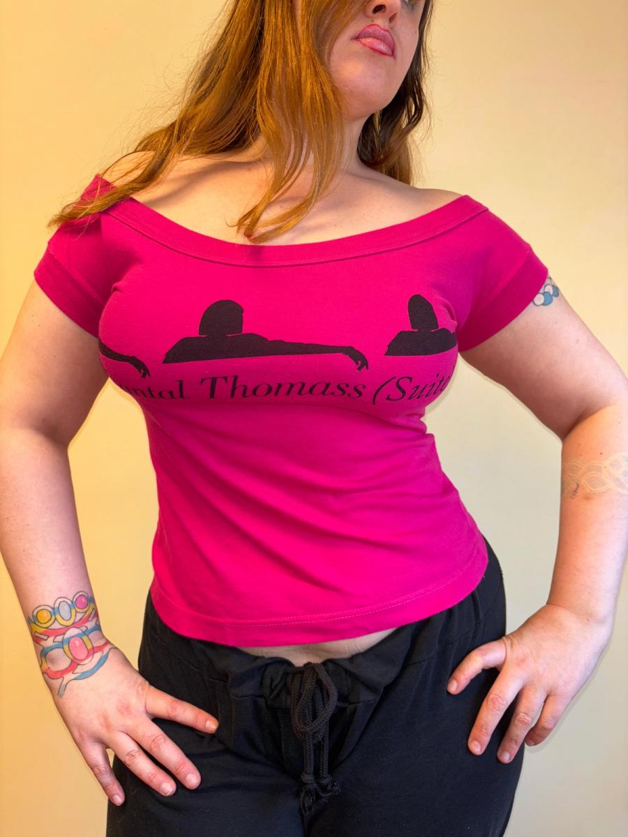 Vintage Chantal Thomass Hot Pink Logo T-shirt product image