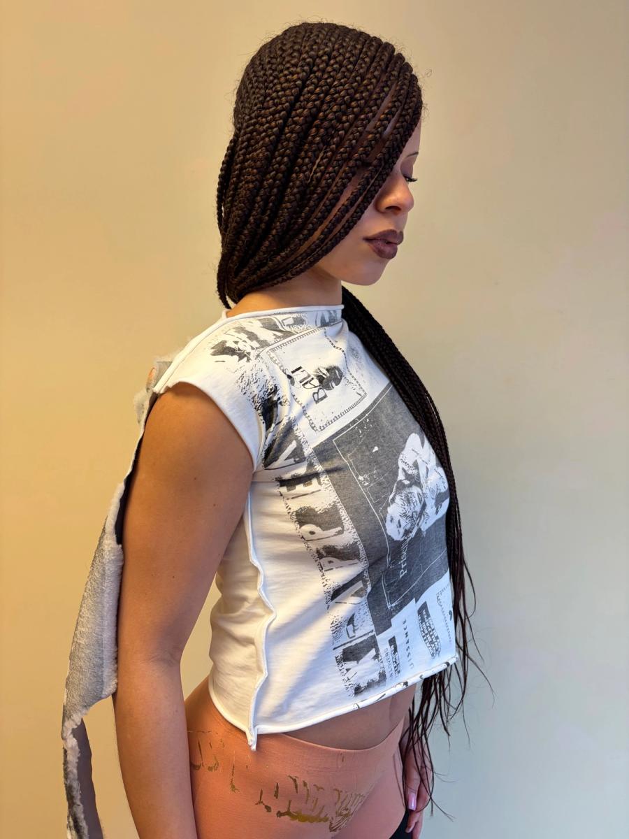 NANA Detachable Fur Tee 2 product image