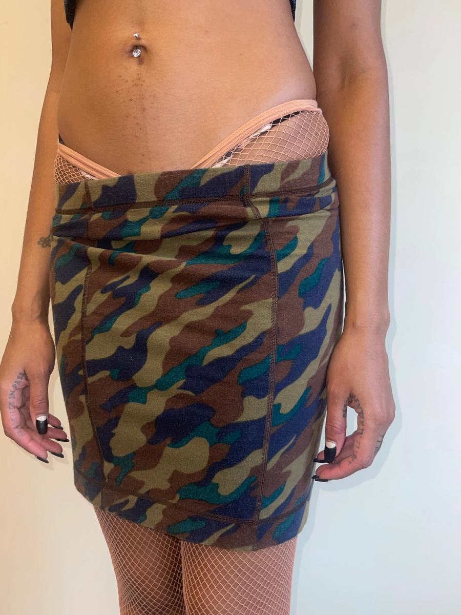 1988 Chantal Thomass Camo Skirt product image