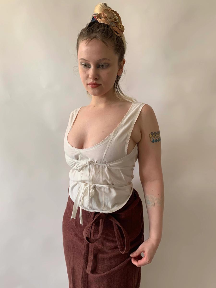 1890s-Early 1900s Unusual Wrapping Undergarment product image