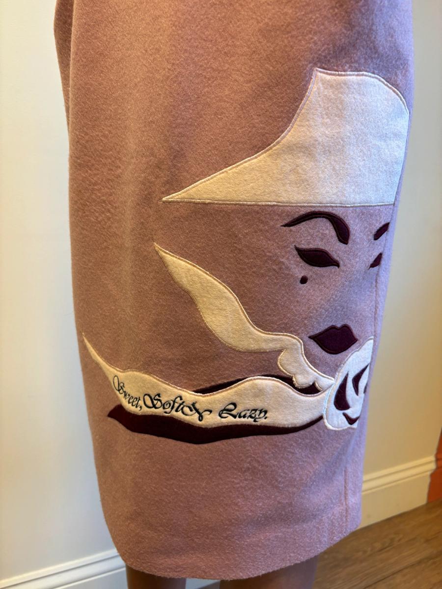 Obscure Desire of Bourgeoisie Felt Portrait Skirt product image