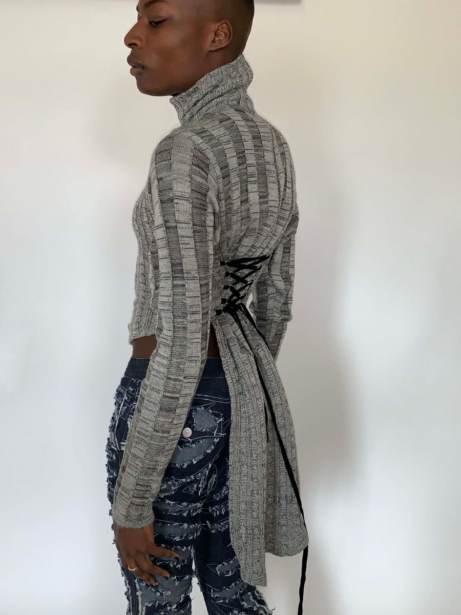 Condire Lace Up Sweater product image
