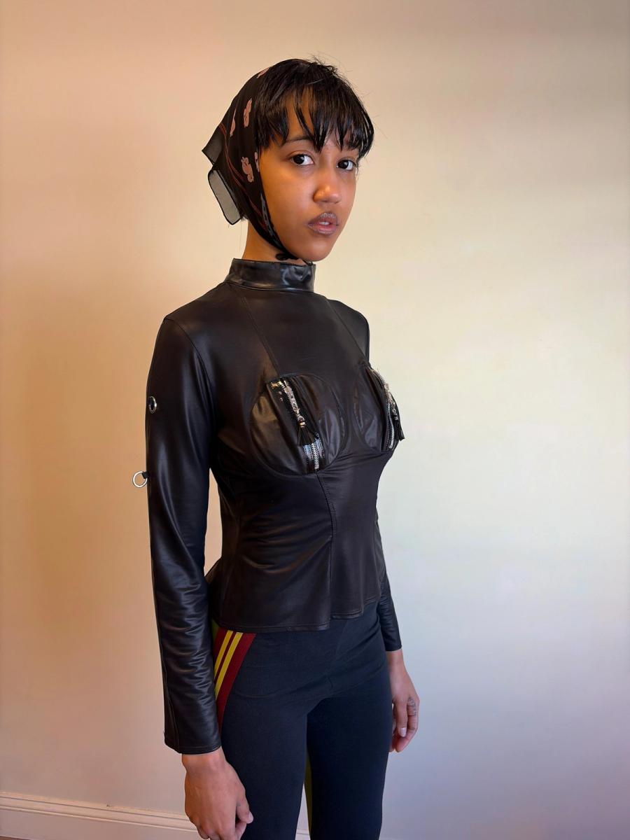 Patrice Catanzaro Zip Boob Fetish Top  product image