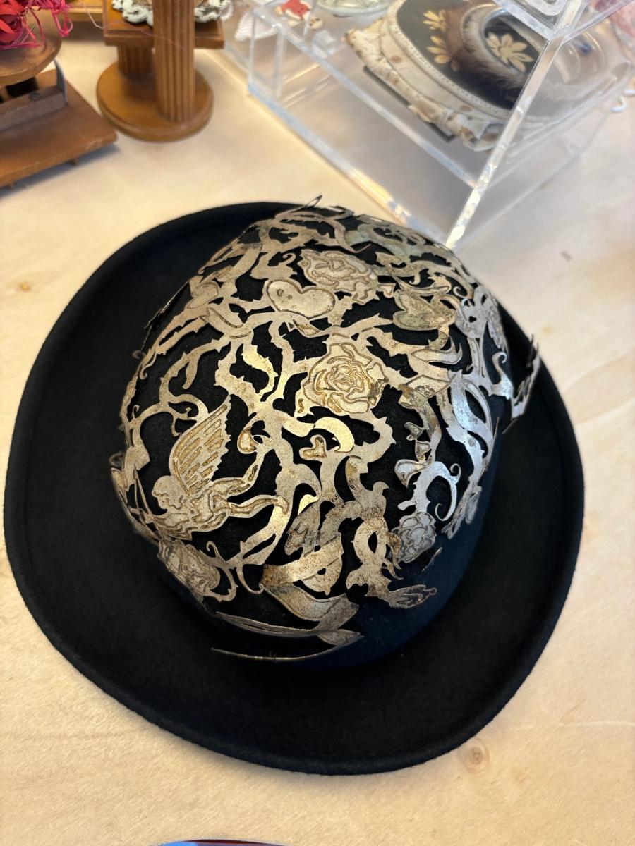 1989 Atelier Cutout Brass Bowler Hat product image
