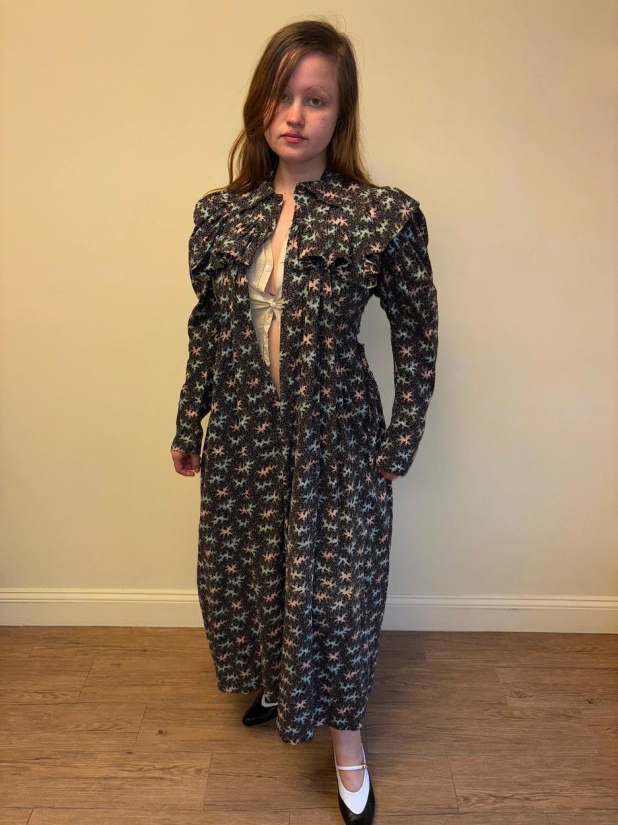 1800s Vermicular Print Vibrant Wrapper product image