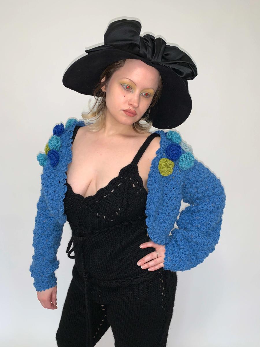 1980s Lolita Lempicka Dimensional Cardigan product image