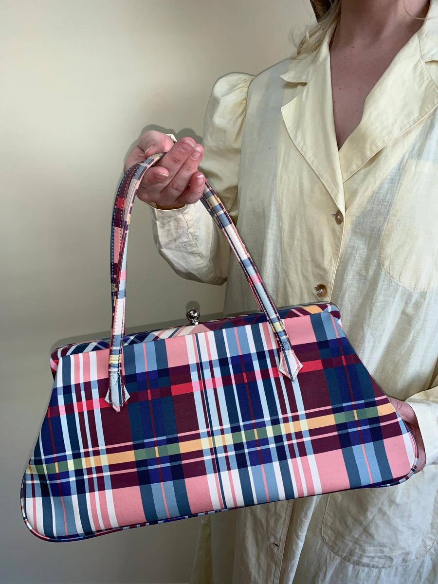 Vivienne Westwood Tartan Check Kiss-lock Bag product image
