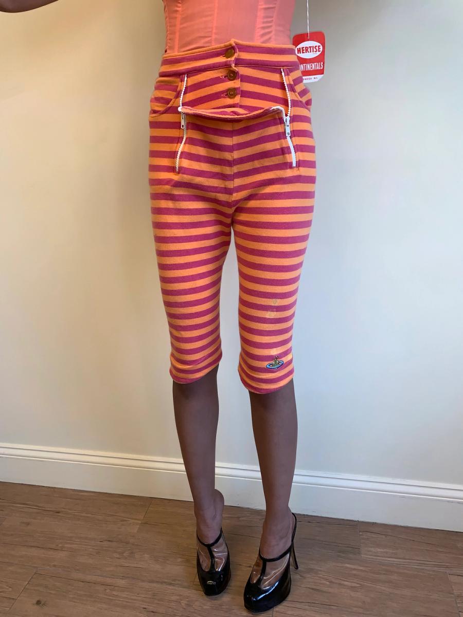 Vivienne Westwood 90s Striped Button-front Capris product image