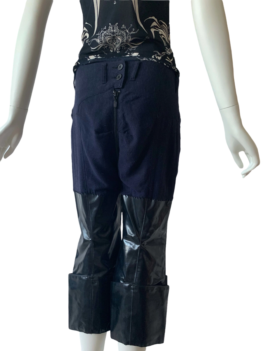 Heretic Goes Round Rubber Zip Crotch Pants product image