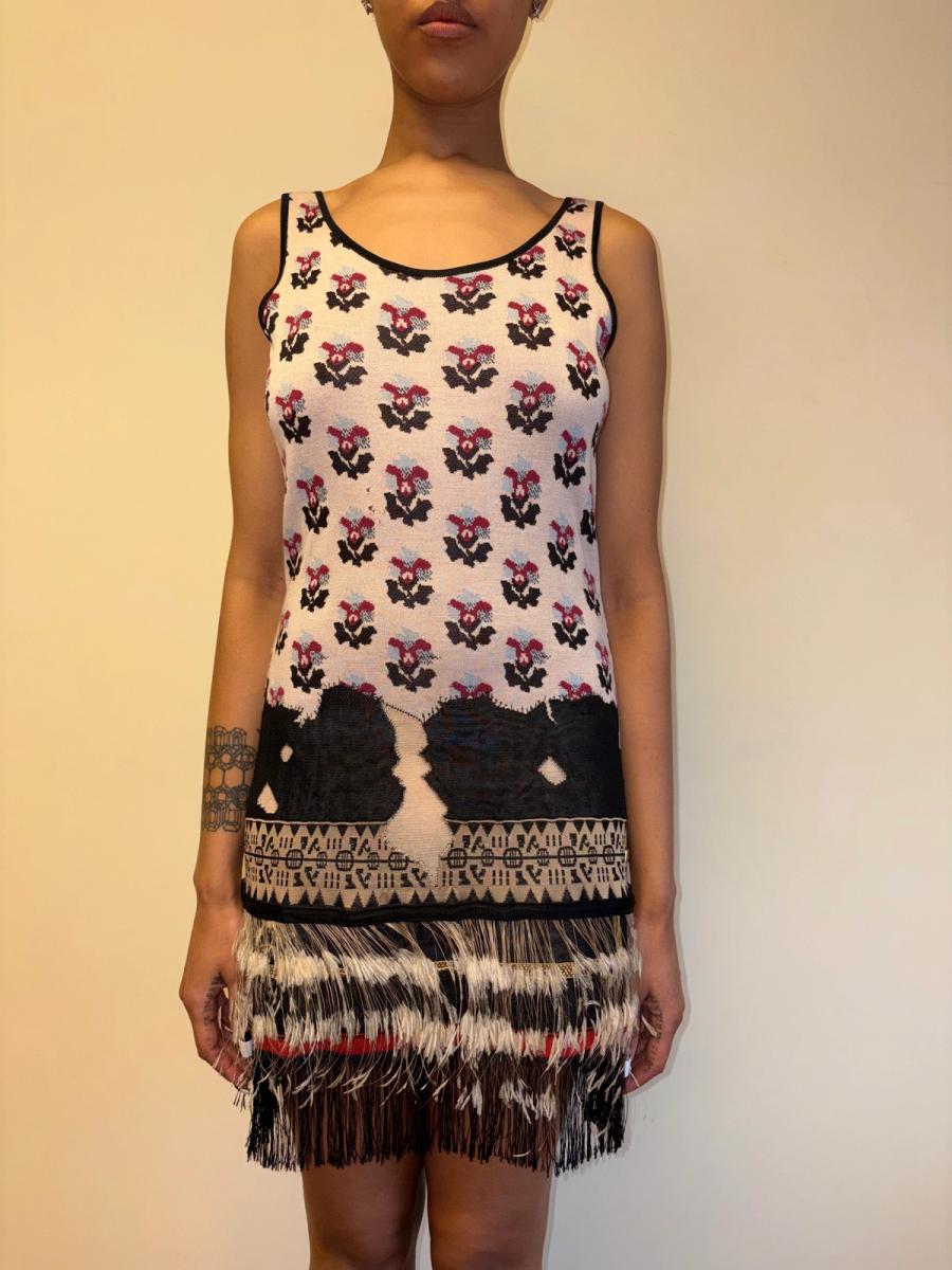 Chanel Knit Dress with Feathers product image