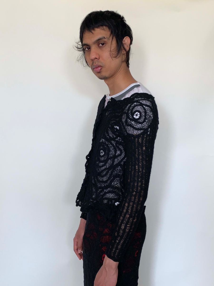 Vintage Issey Miyake Knit "Battenburg" Lace Set product image
