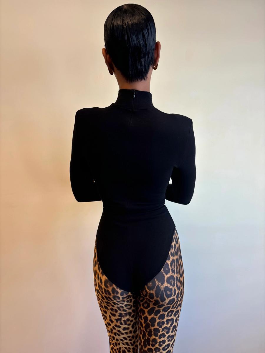 Chantal Thomass A/W 1993 Black Fringe Bodysuit product image