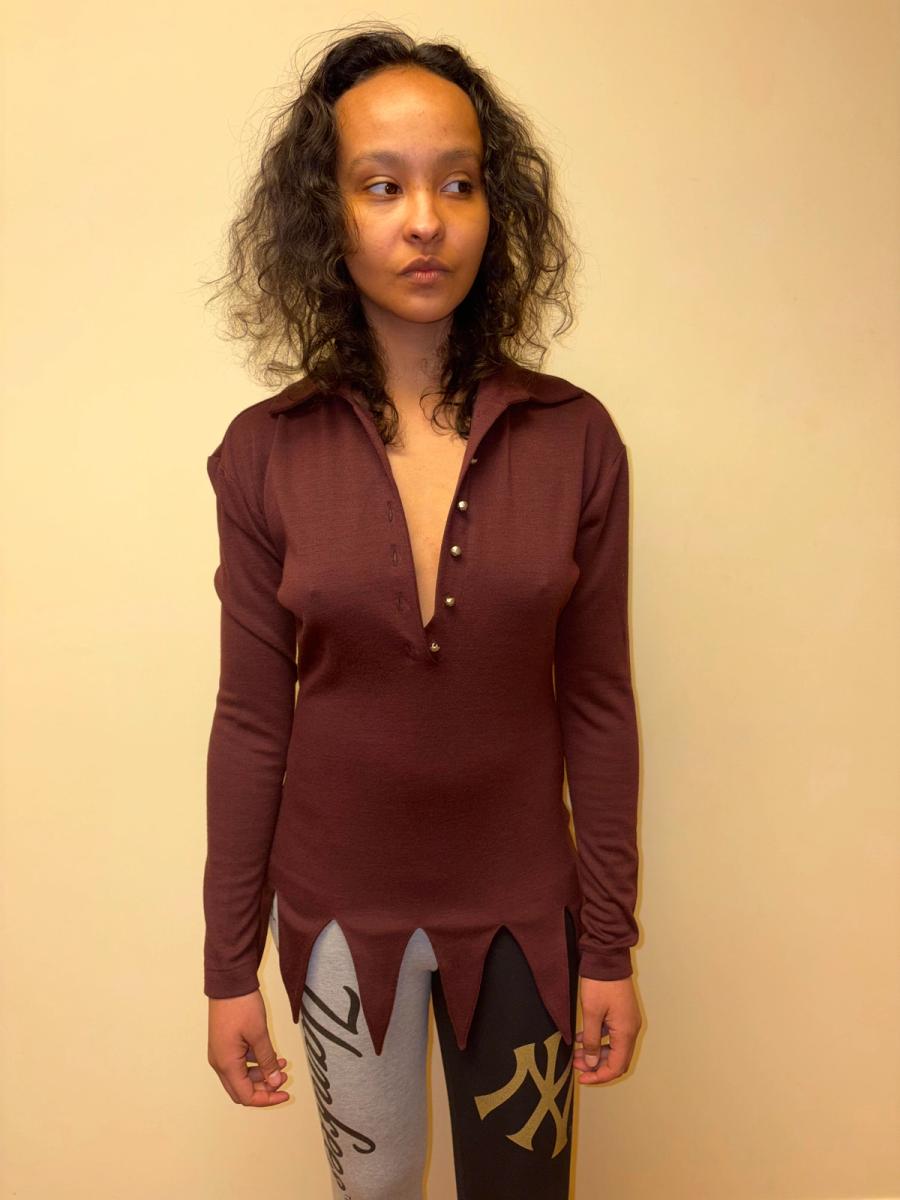 90s Chantal Thomass Harlequin Top  product image