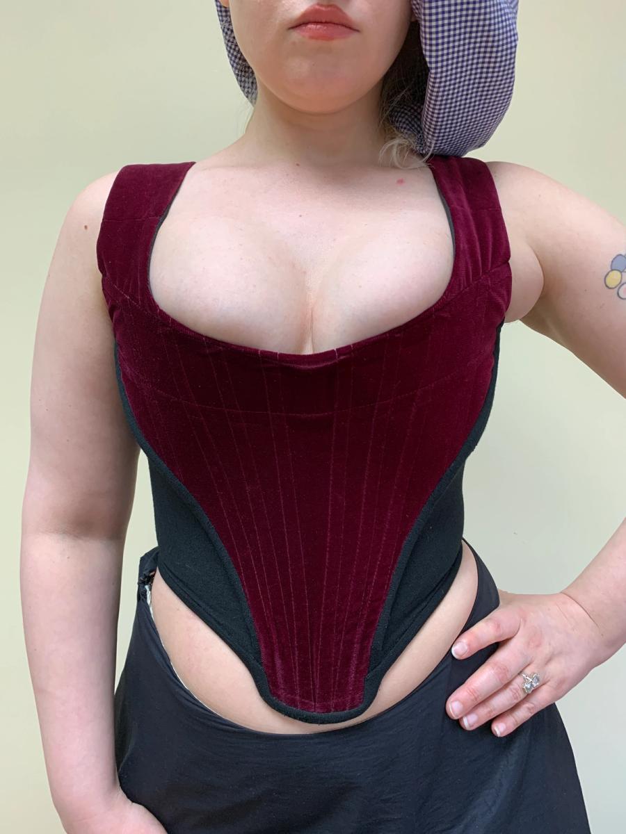 1987 Vivienne Westwood 'Harris Tweed' Collection Velvet Corset product image