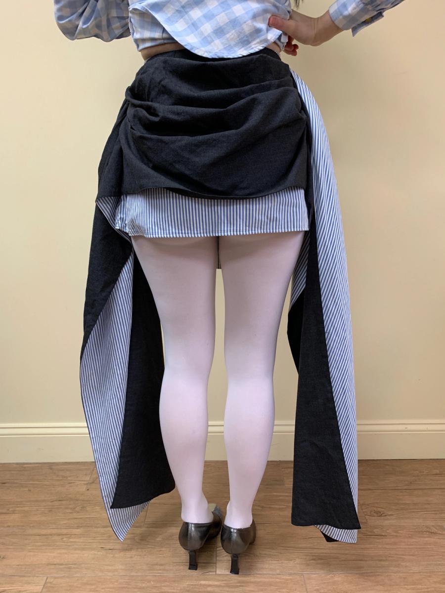 20471120 Miniskirt with Draping Sash Detail product image
