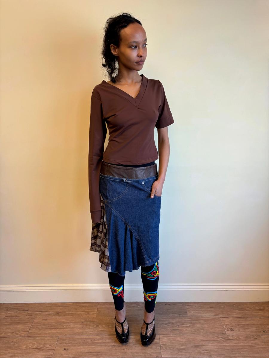 90s 20471120 Patchwork Skirt product image