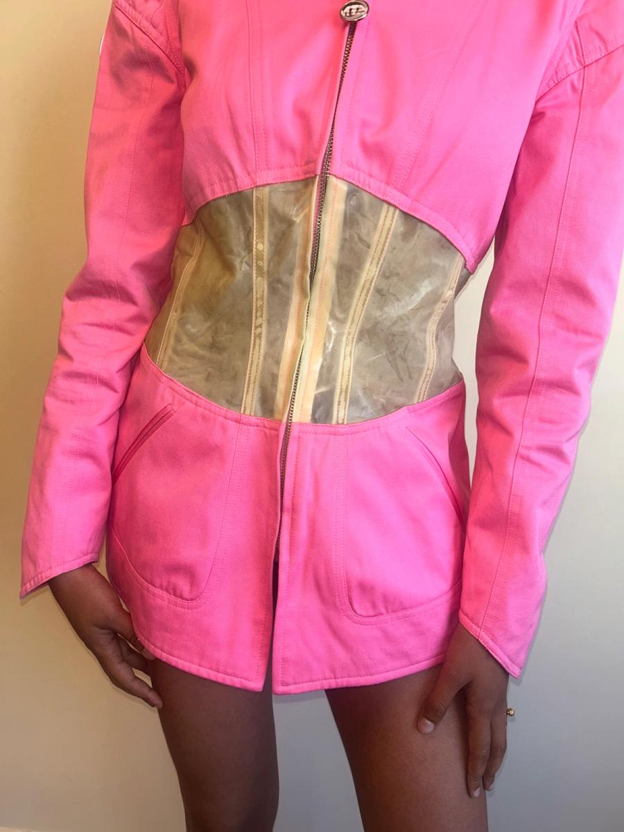 Thierry Mugler Trademark MTM Hot Pink PVC Jacket product image