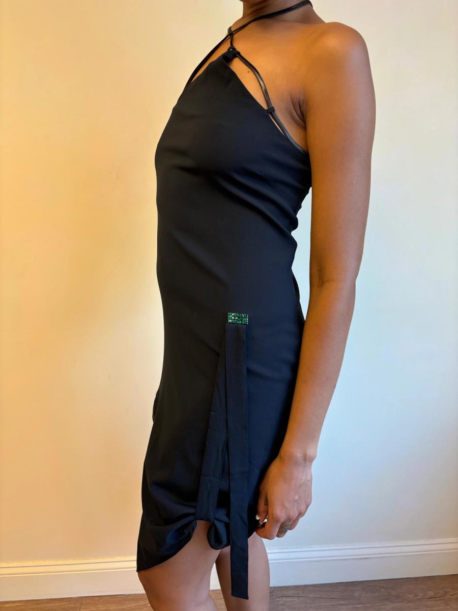 Vintage John Richmond Metal Strap and Diamante Dress product image
