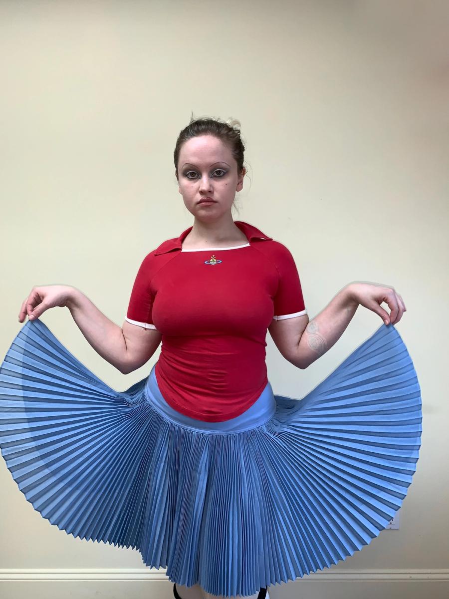 90s Chantal Thomass Pleated Skirt product image
