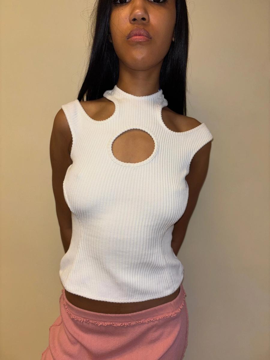 80s Thierry Mugler Cutout Top product image