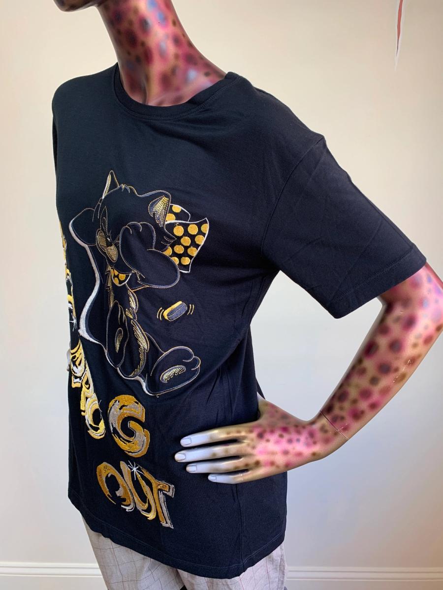 Iceberg 'Don't Drug Out' Embroidered Tee  product image