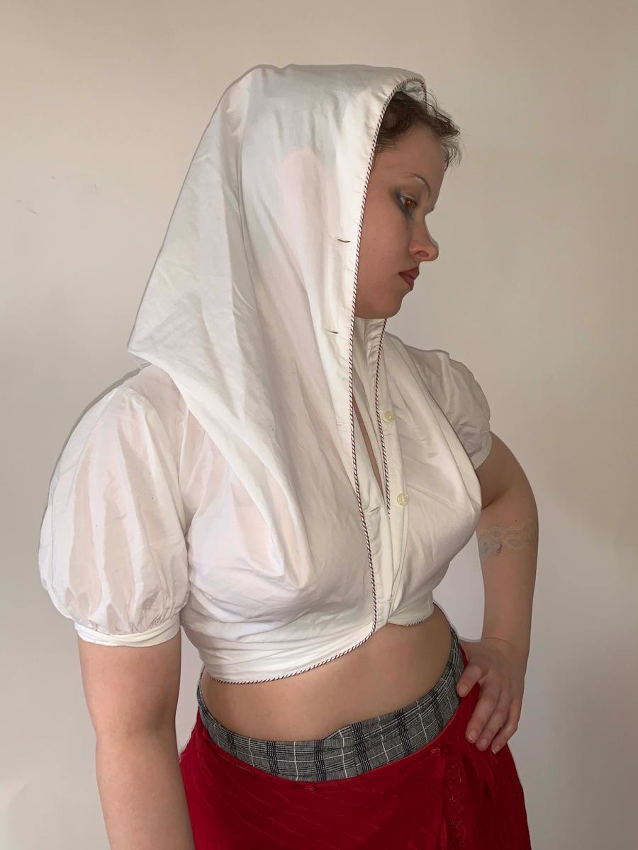 Vivienne Westwood 90s Gold Label Hooded Blouse product image