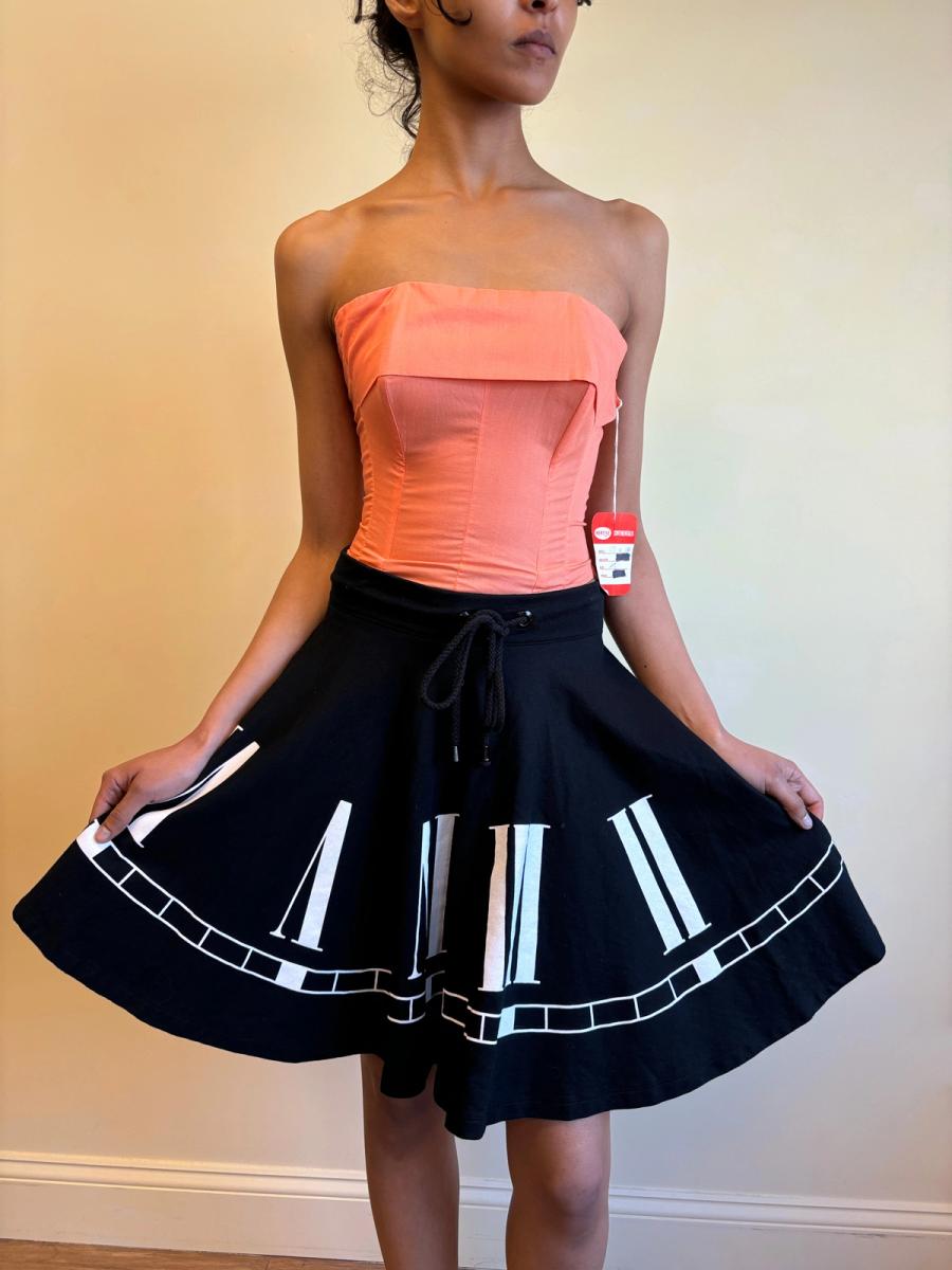 JC de Castelbajac Clock Print Skirt product image