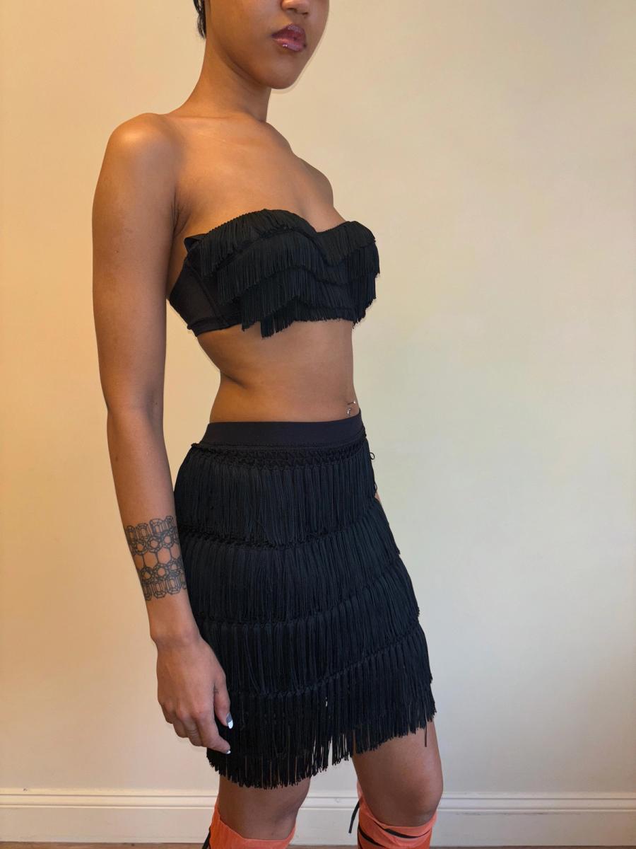 80s Helen Storey Fringe Bandeau  product image