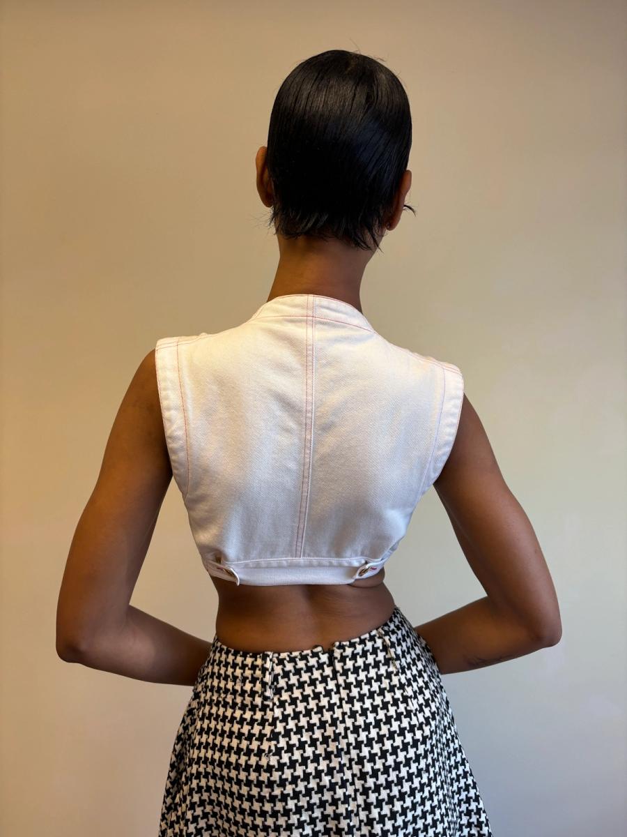 90s Vivienne Westwood Denim Mini- Corset product image