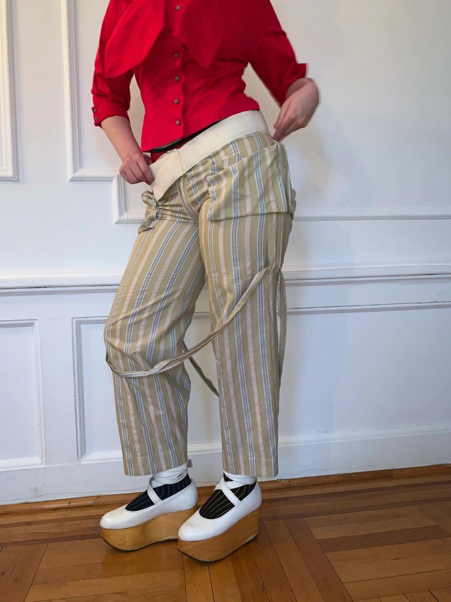 1990s Vivienne Westwood Gold Label Bondage Trousers product image