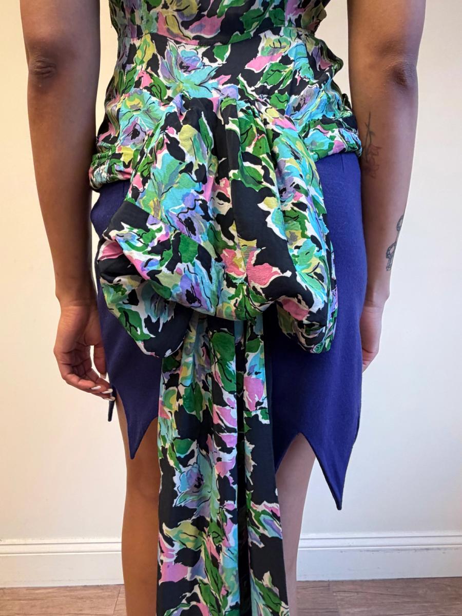 1940s Floral Bustle Top product image
