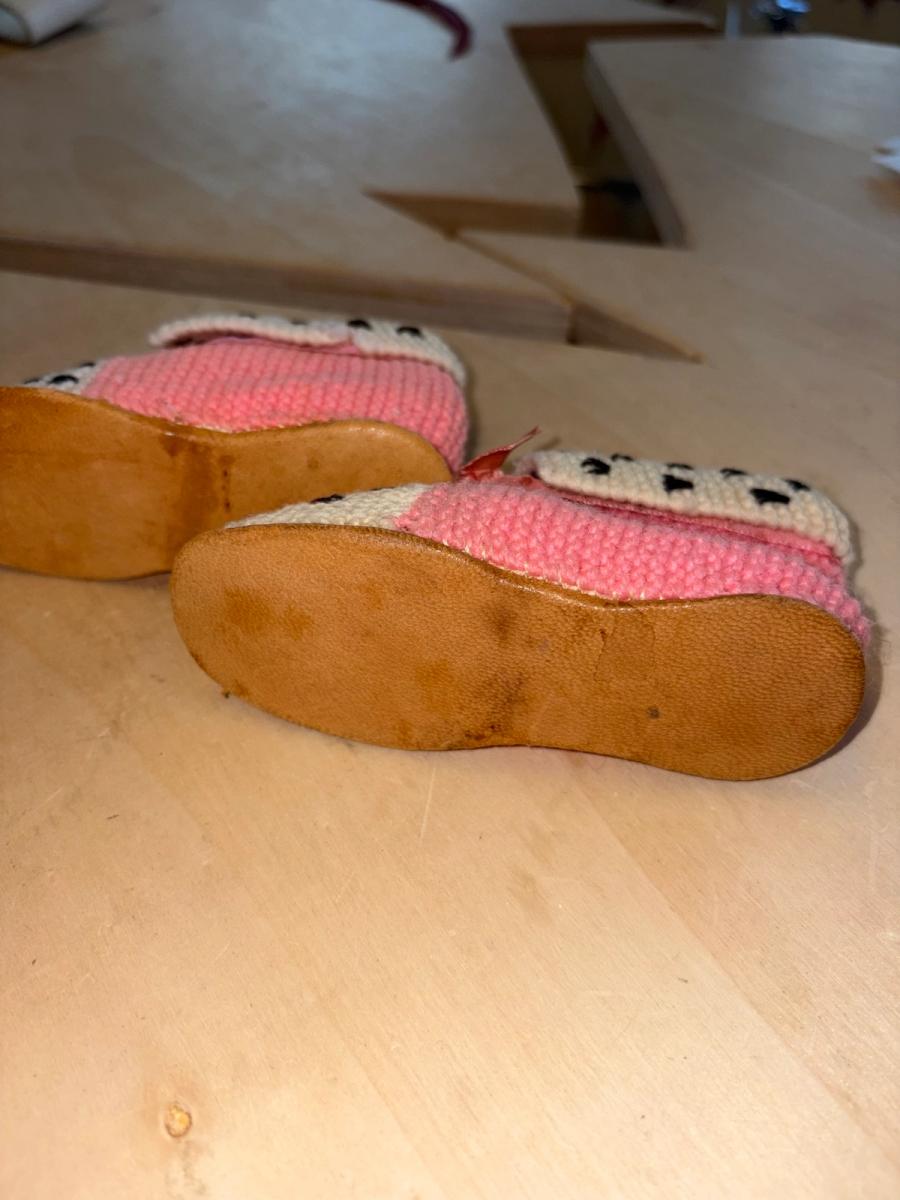 Victorian Knit Ermine Baby Boots product image