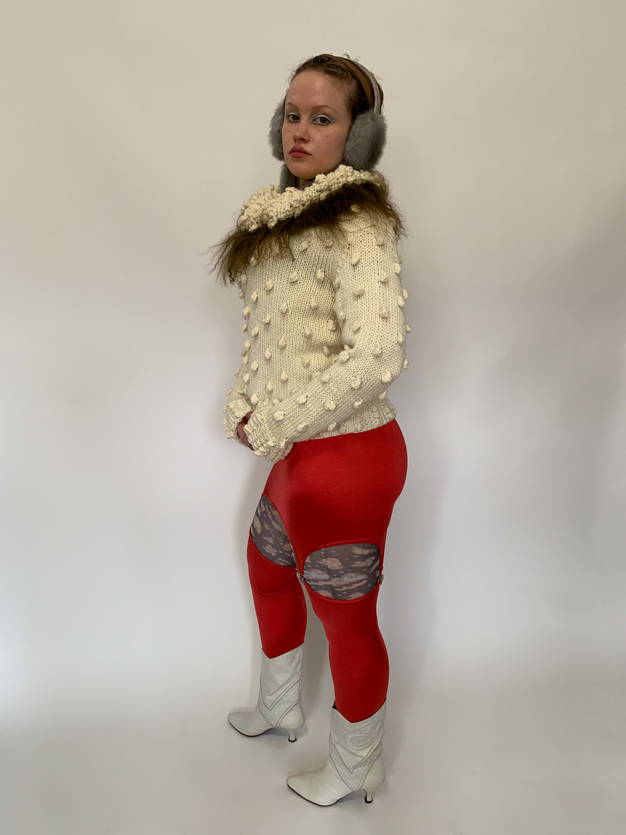 Kaneko Isao Mongolian Fur Trim Sweater product image