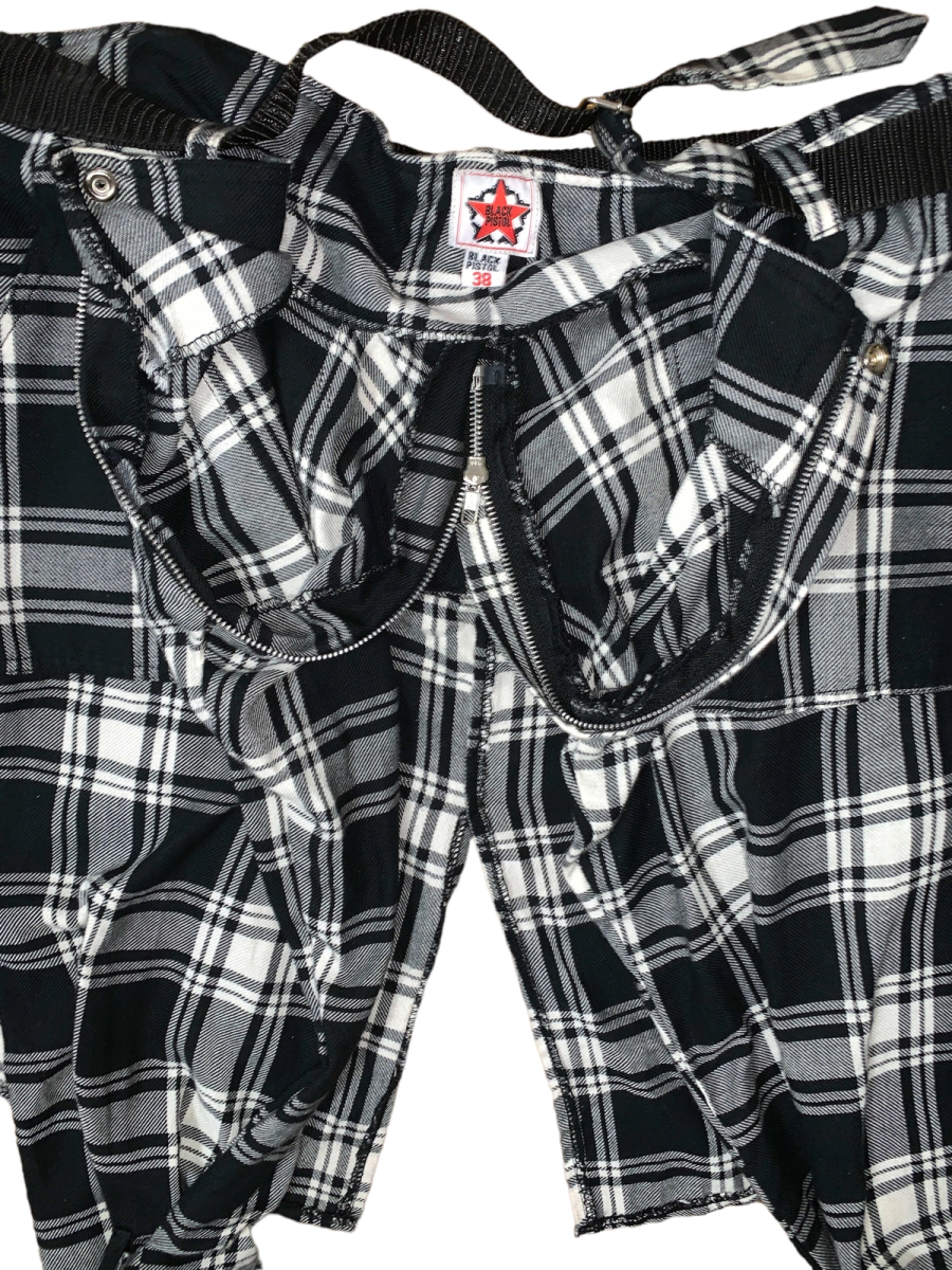 Black Pistol Plaid Seditionaries Pants product image