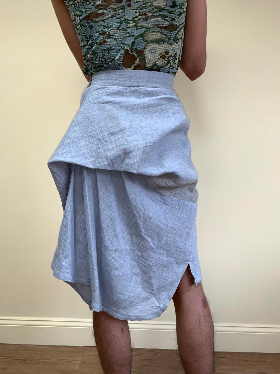 Freak of Psycho Muslin Bustle Skirt product image