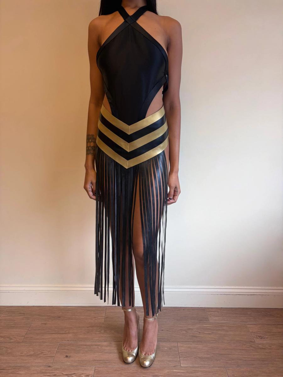 Latex Fringe Skirt product image