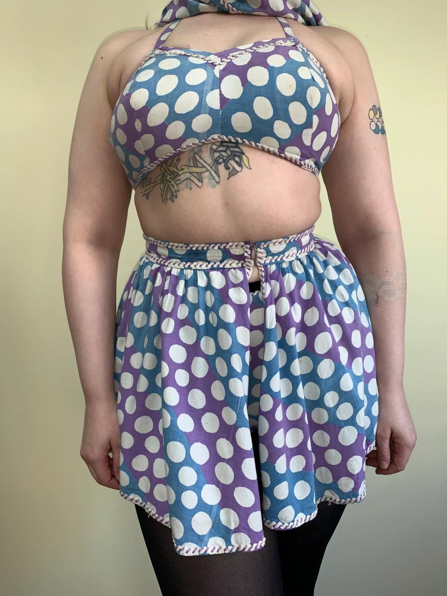 40s Polka Dot Swimsuit Set product image