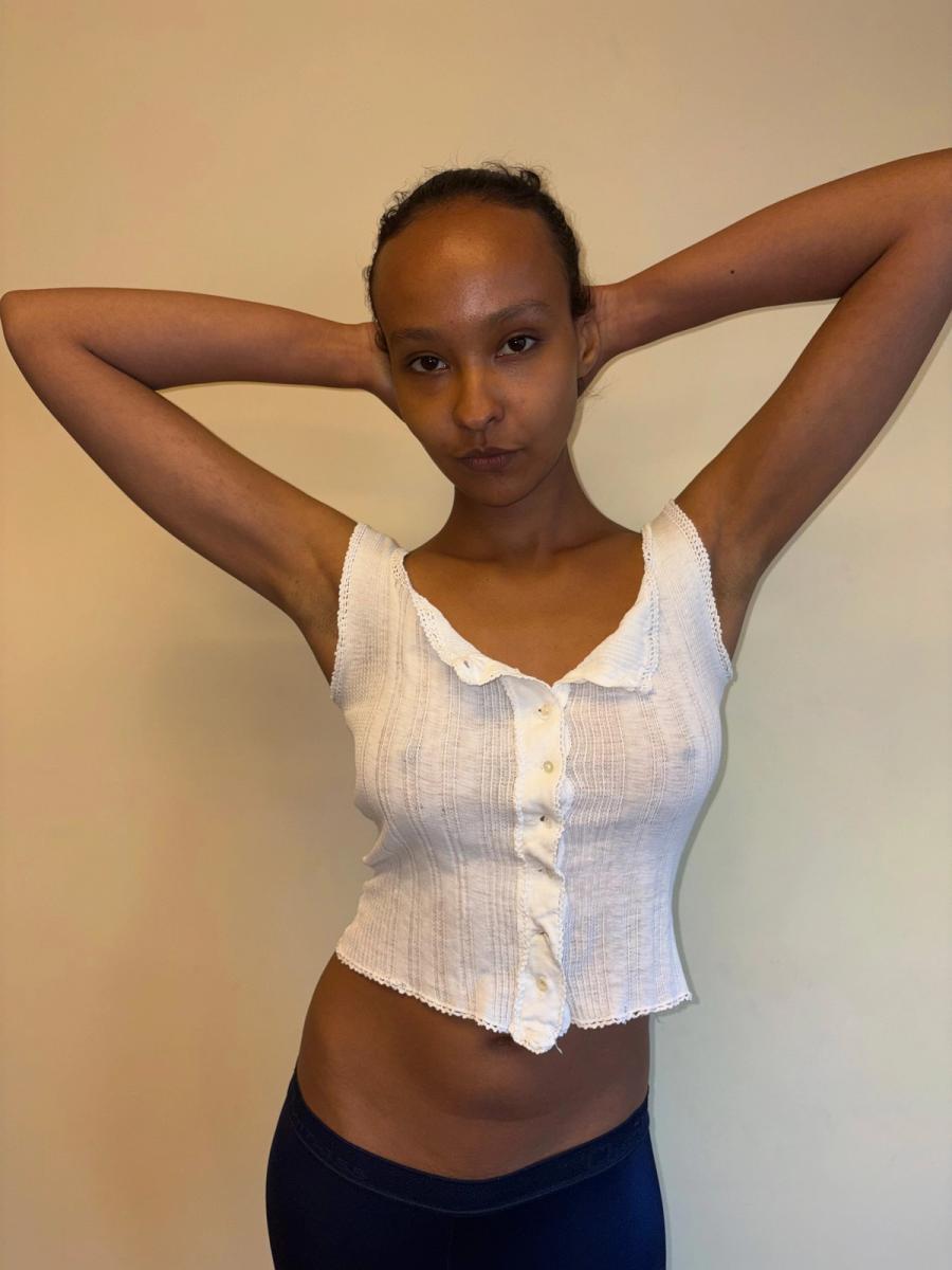 Antique Ribbed French Undershirt product image