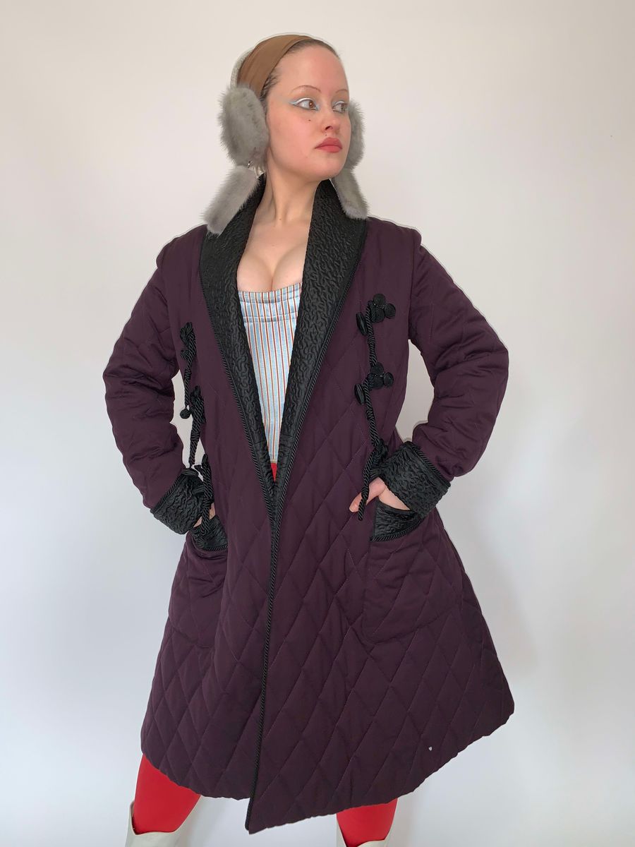 Jean Paul Gaultier 1994 Quilted Princess Coat product image