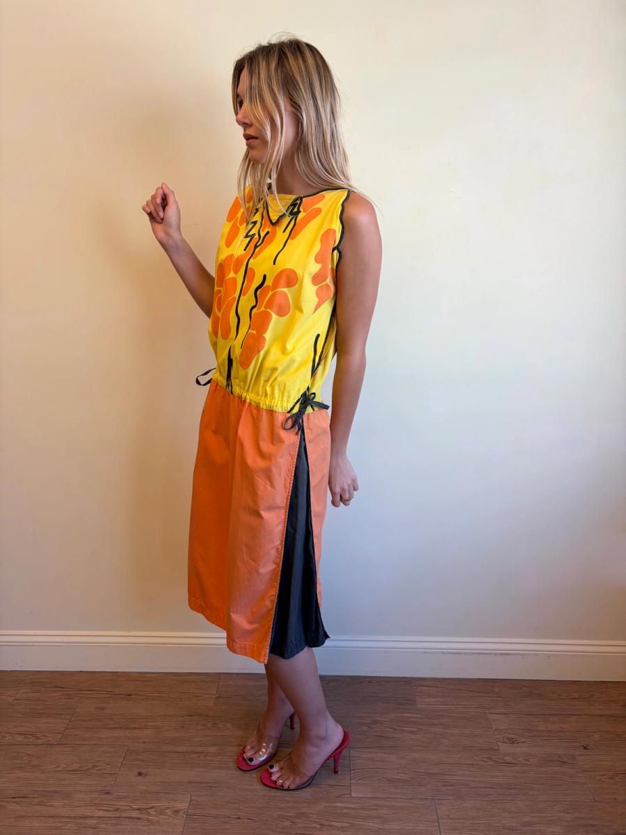 80s Castelbajac Hand-Painted Dress product image