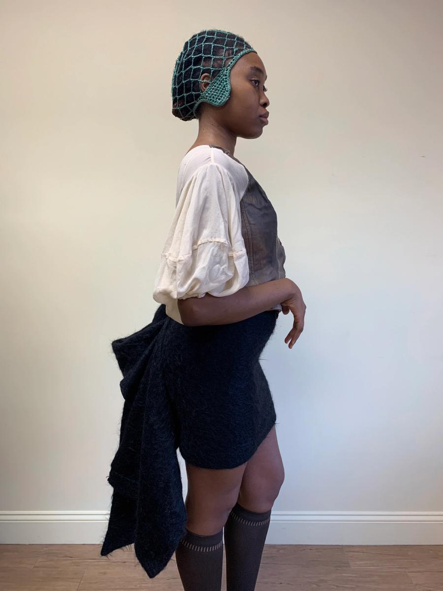 Vivienne Westwood 1992 Runway Mohair Bustle Skirt product image