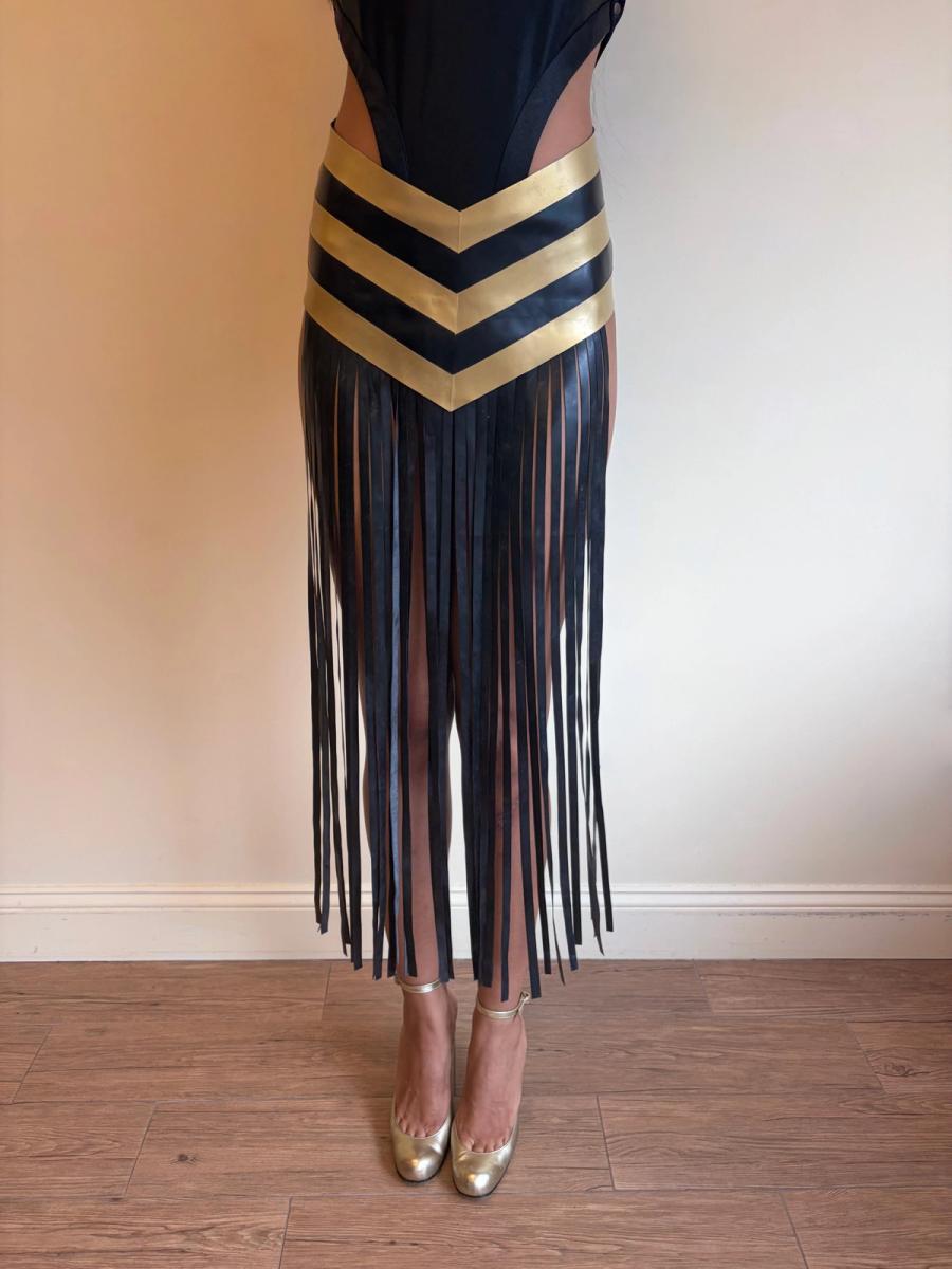 Latex Fringe Skirt product image