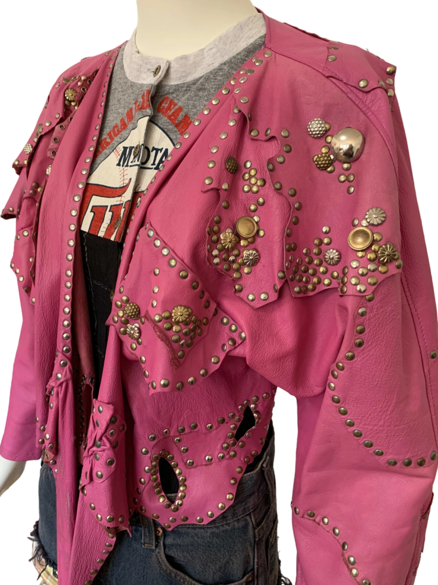 80s Studded Leather Jacket product image